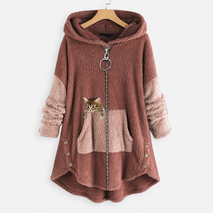 Harajuku Style Hooded Loose Cardigan