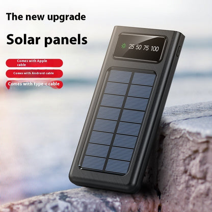 4 Cable Solar Energy Portable Battery For Mobile Phones