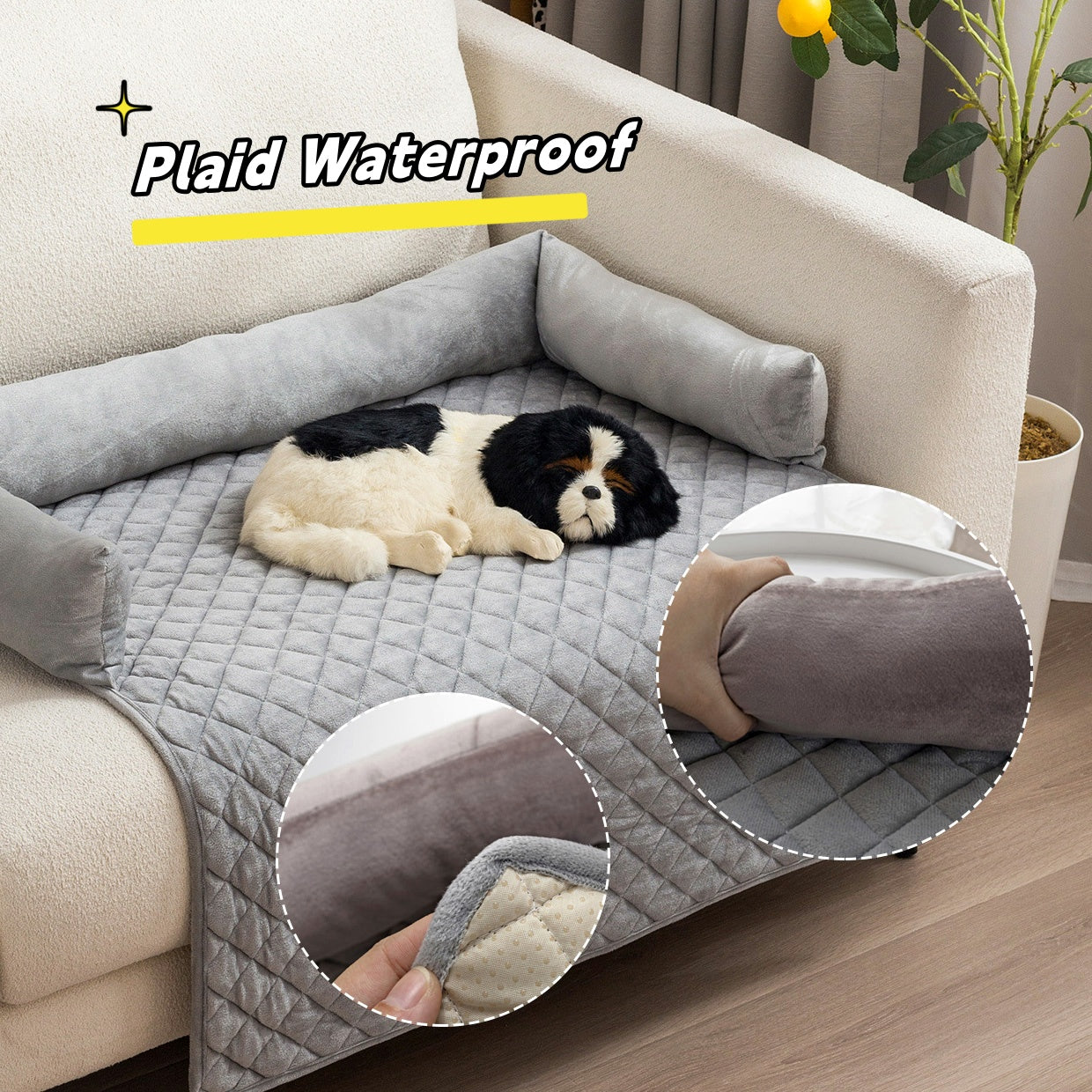 Pet Dog Sofa Bed for Large Dogs: Cozy Cushion Mat