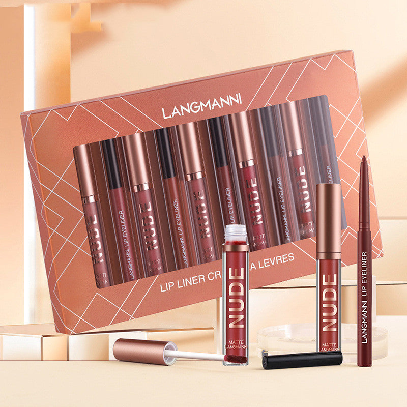 Perfect Pout Langmanni Set 12-Pcs Makeup