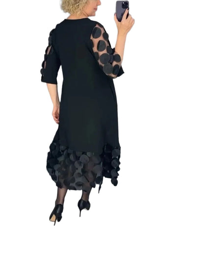 Elegant Black A-Line Evening Dress: Classic, Stylish & Chic