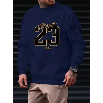 Printed Chicago 23 Style Fleece Sweater