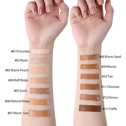 Langmanni 13 Colours Liquid Foundation Oil Control Concealer