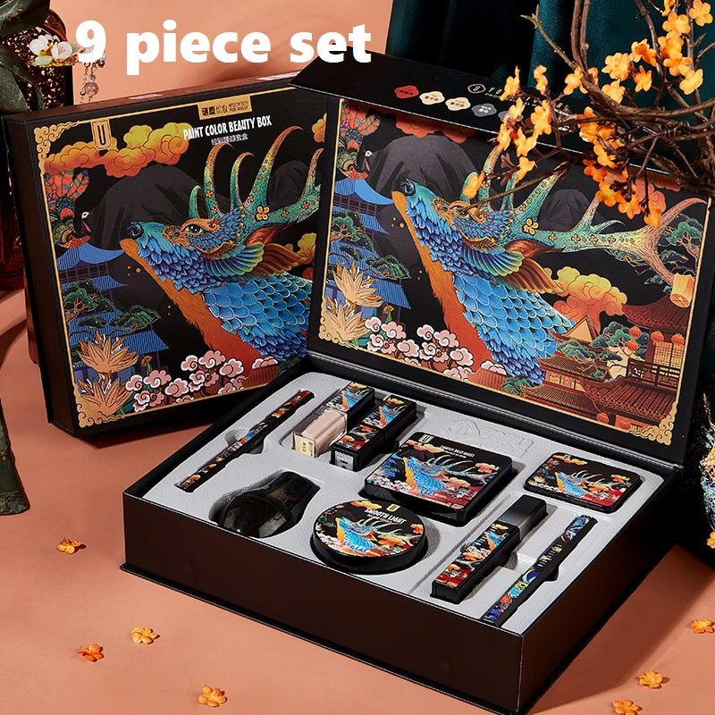 Festive Glam: Elk Makeup Nine-Piece Set