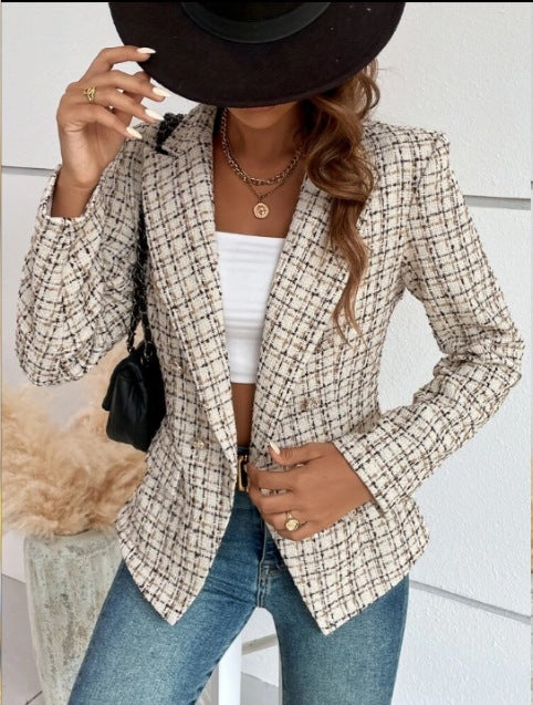 Shoulder Elegant Women's Jacket