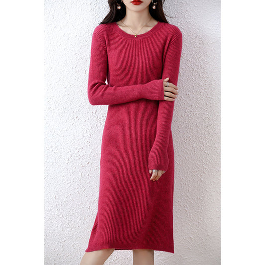 Lush Wool Sweater Dress: Cozy Chic